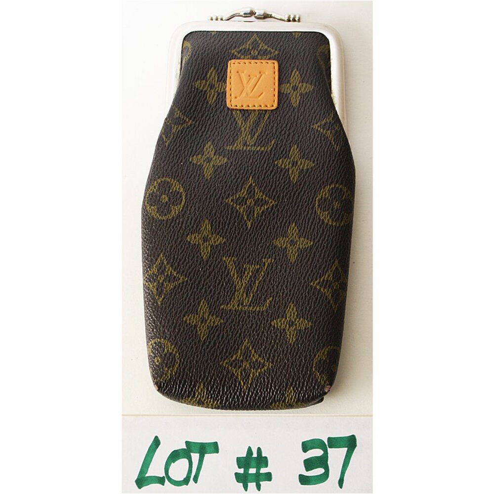 Rare Vintage 1980's LOUIS VUITTON LV Monogram Glasses Eyeglass Case